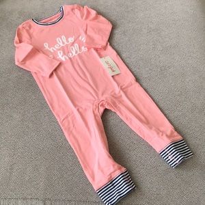 New “Hello” footless bodysuit